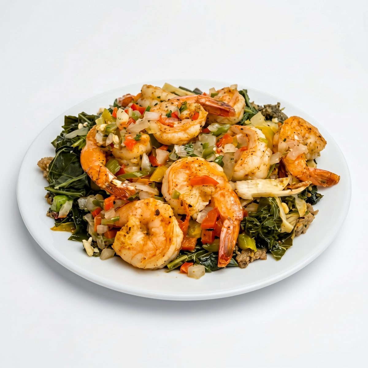 Shrimp & Veggie Fettuccine